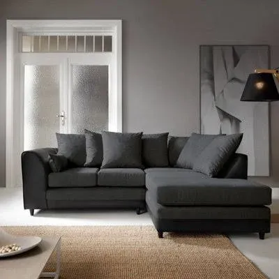 Black Dylan Corner Sofa