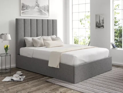 Grey Ottoman Single Bed