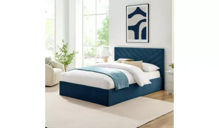 Ottoman Velvet Double Bed Frame