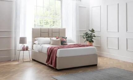 leather ottoman bed