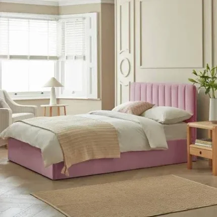 pink ottoman bed