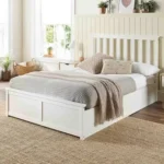 white ottoman bed